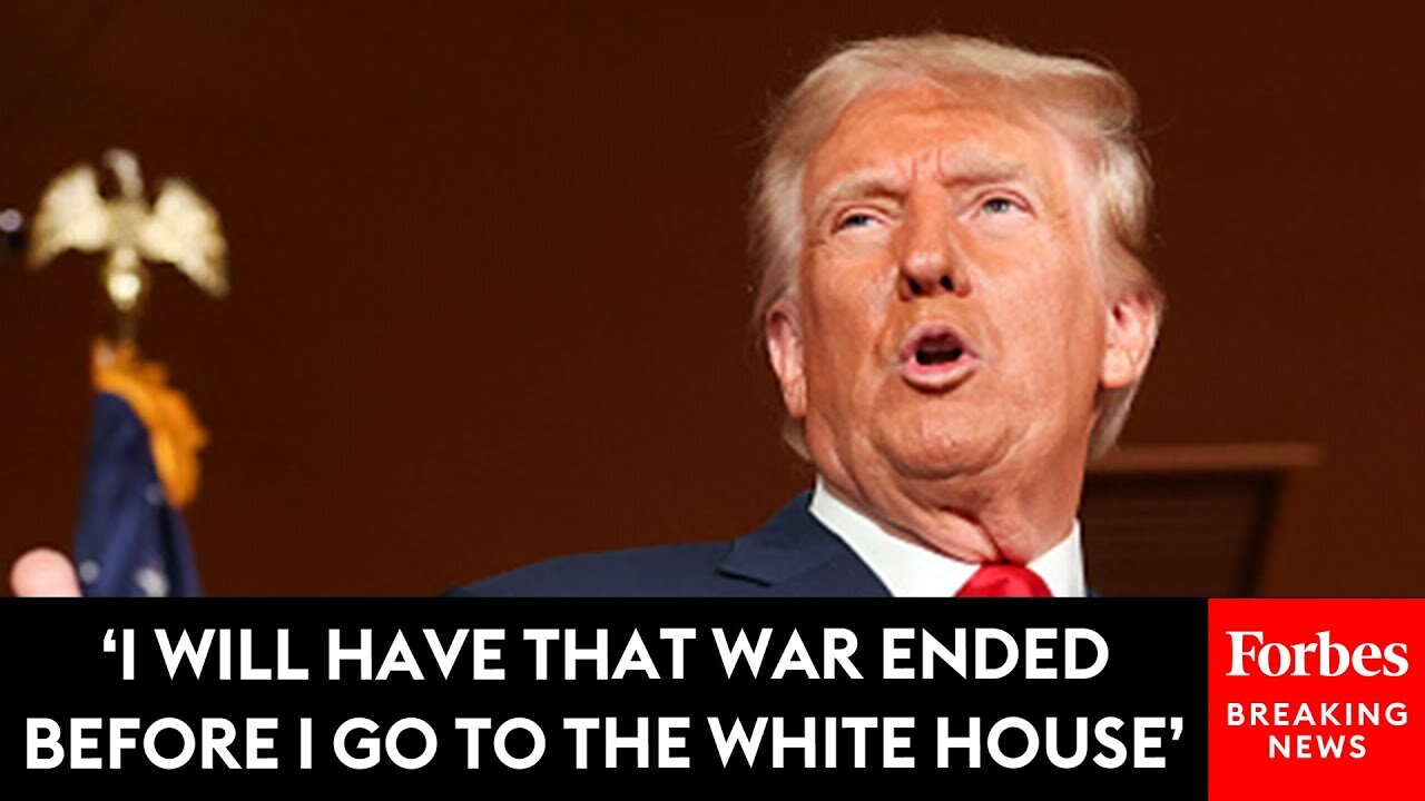 Donald Trump Promises To Have The Russia-Ukraine War Settled Before Beginning Second Term