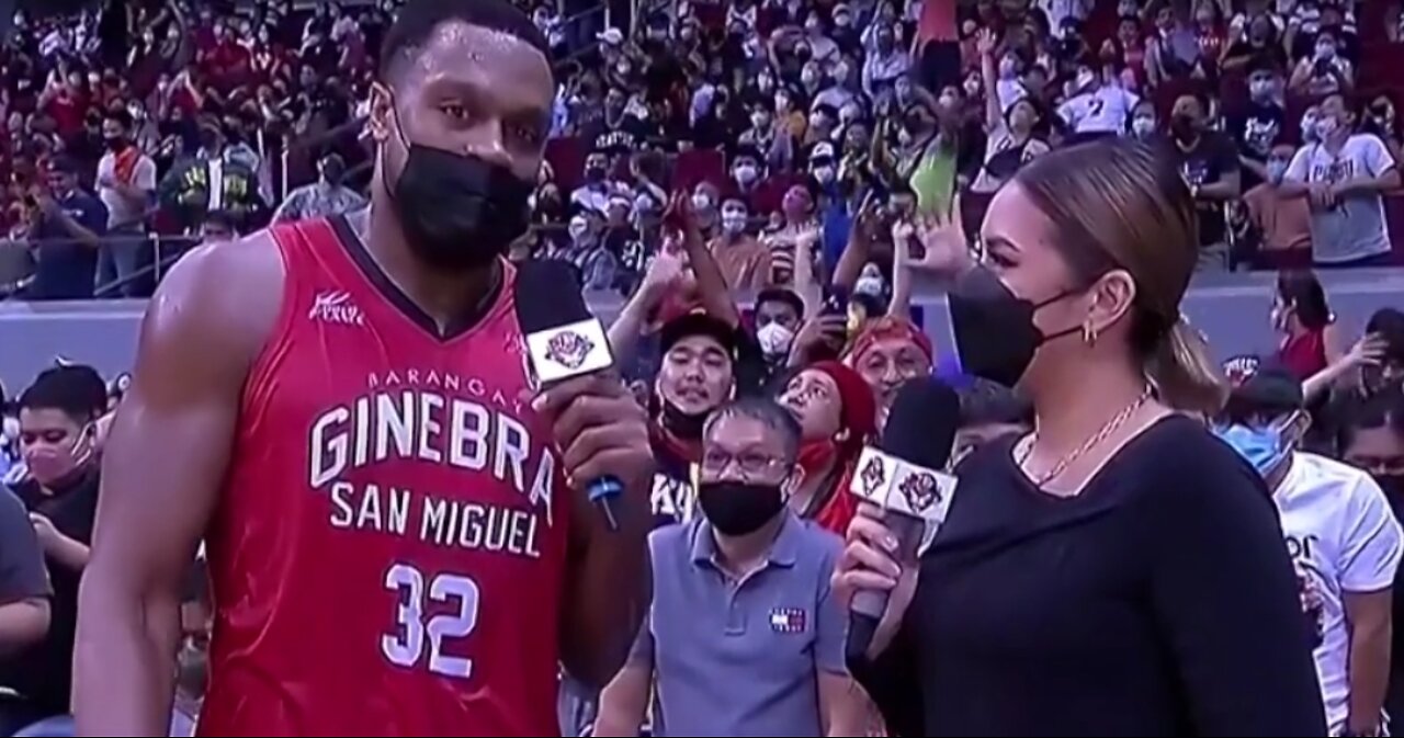 Interview with BPG Justin Brownlee [Brgy. Ginebra vs NLEX | 2021 Govs’ Cup | March 25, 2022]
