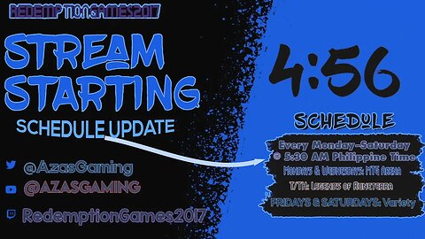 Redemption Stream Schedule (Update) for the foreseeable future | July 2023