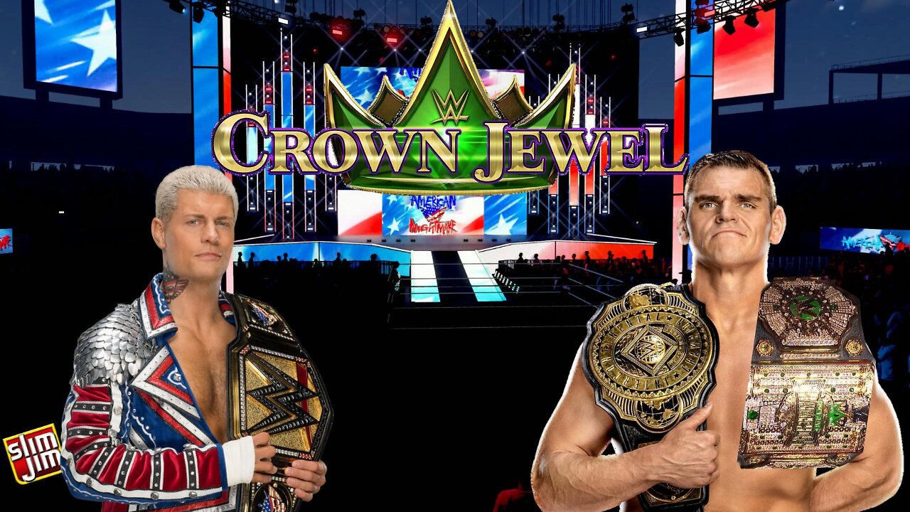 Cody Rhodes vs Gunther champion vs champion for the WWE Crown Jewel championship