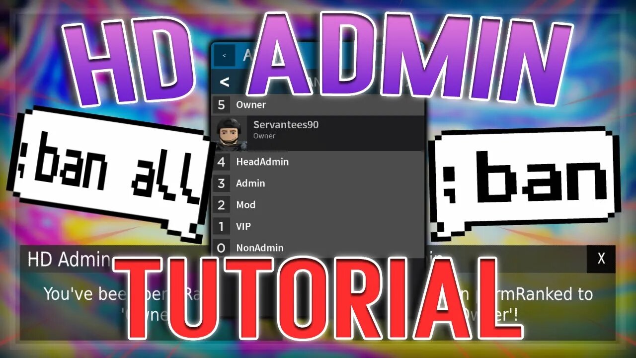 *Tutorial* How to use HD Admin Script [PASTEBIN]