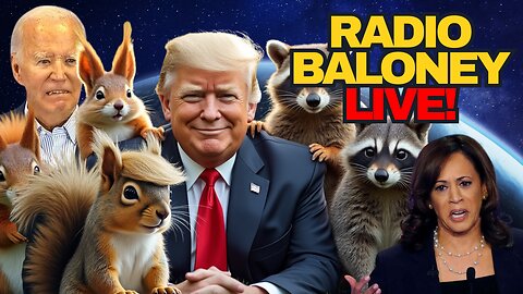 Radio Baloney Live! NY Dems Execute Squirrel And Raccoon, Kamala SNL Cringe, Biden Is Crazy