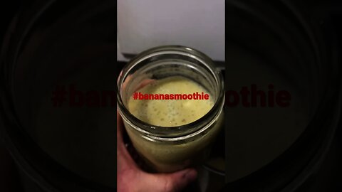 Starting your day off with a BANANA SMOOTHIE is RIGHTEOUS