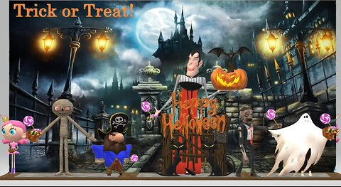 Monster Mash - Bobby Pickett - Happy Halloween - Halloween Party Video - Trick or Treat