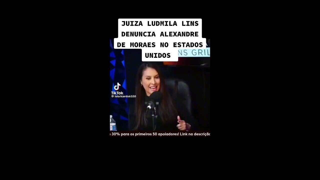 Rudmila denúncia judiciário nos E.U