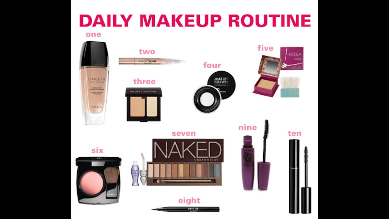 Daily Beauty Makeup Mascara Lip Liner Miracle Oil Face Razor Translucent Powder
