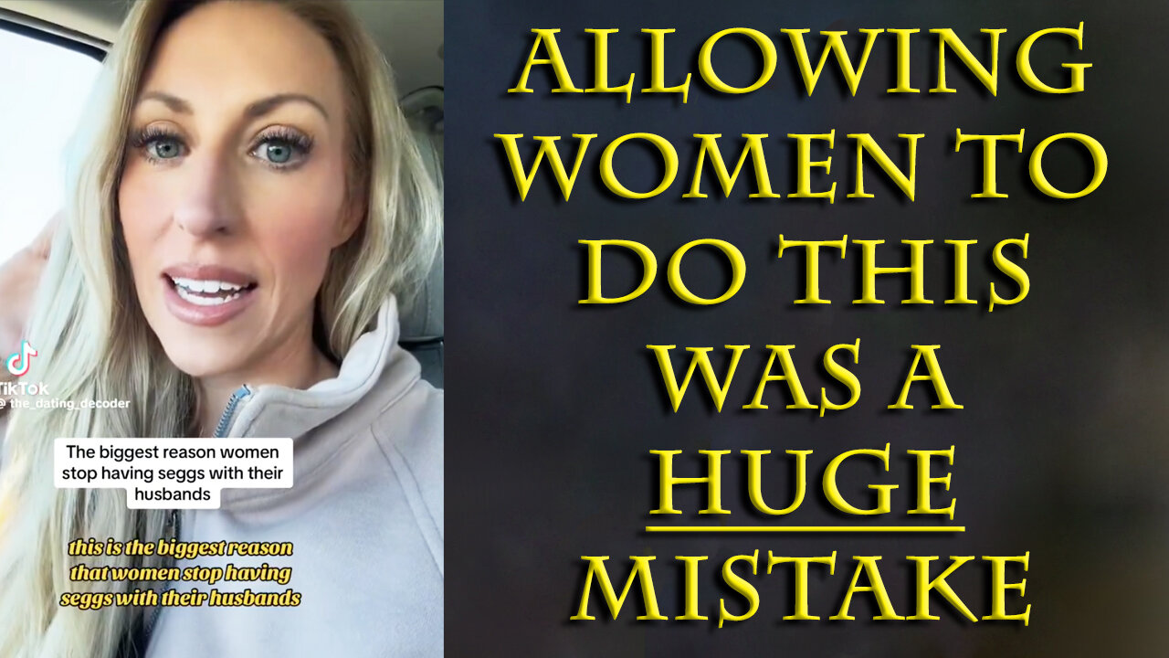 With no boundaries or societal norms, women have fallen COMPLETELY off the rails.