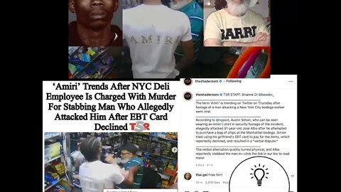 Amiri Shirt Full Story 😱 Situation With Deli Employee After EBT Card Declined - NYC Bodega Worker