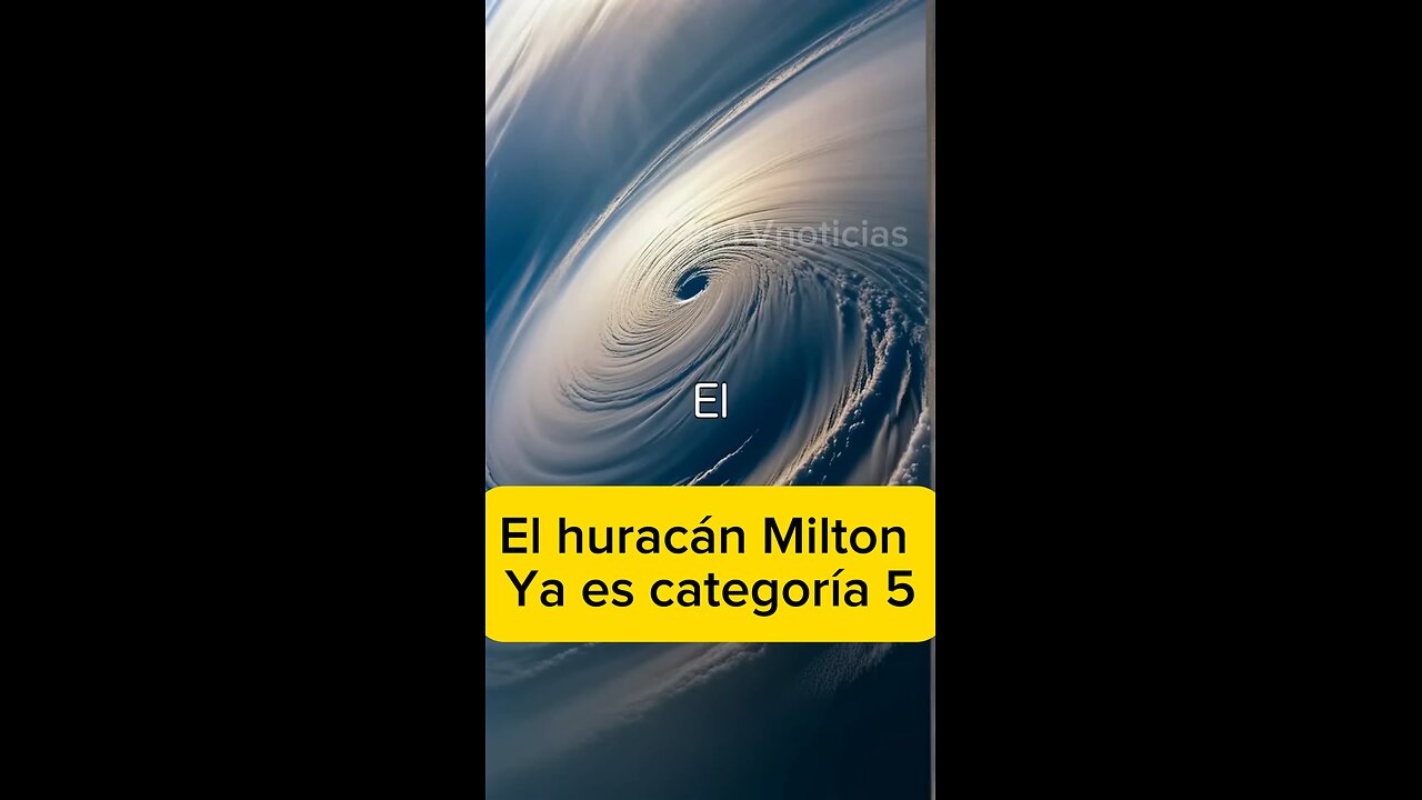 El huracán Milton ya es categoría 5