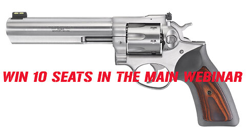 RUGER GP100 .357 MINI #4 FOR 10 SEATS IN THE MAIN WEBINAR
