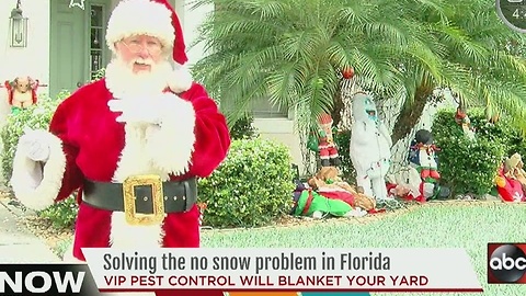 Pasco Co. company bringing 'white Christmas' to area families