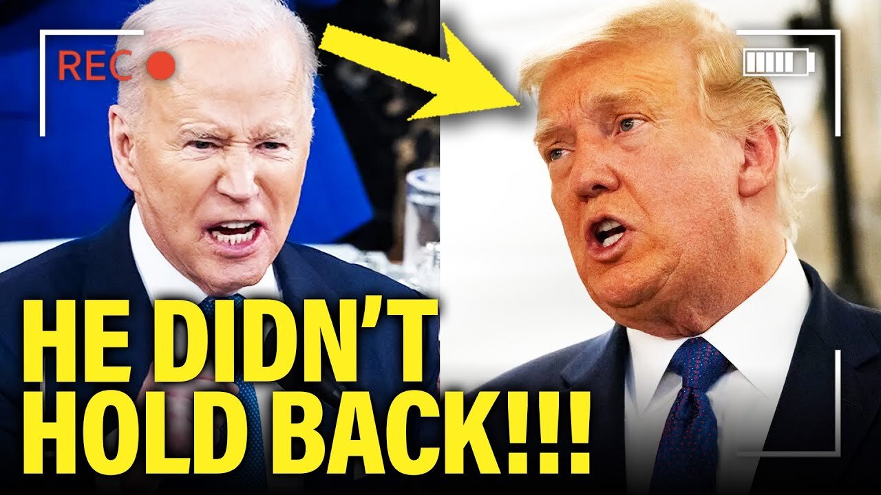 Biden PUTS THE DAGGER into Trump in SOTU Speech
