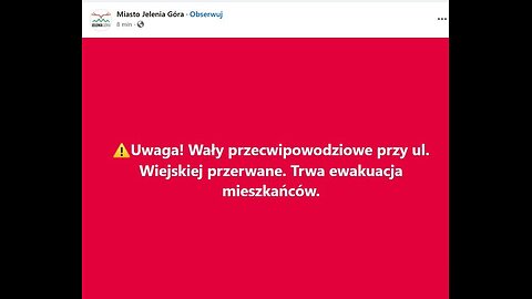Wały przecwipowodziowe przy ul. Wiejskiej w Jeleniej Górze przerwane. Trwa