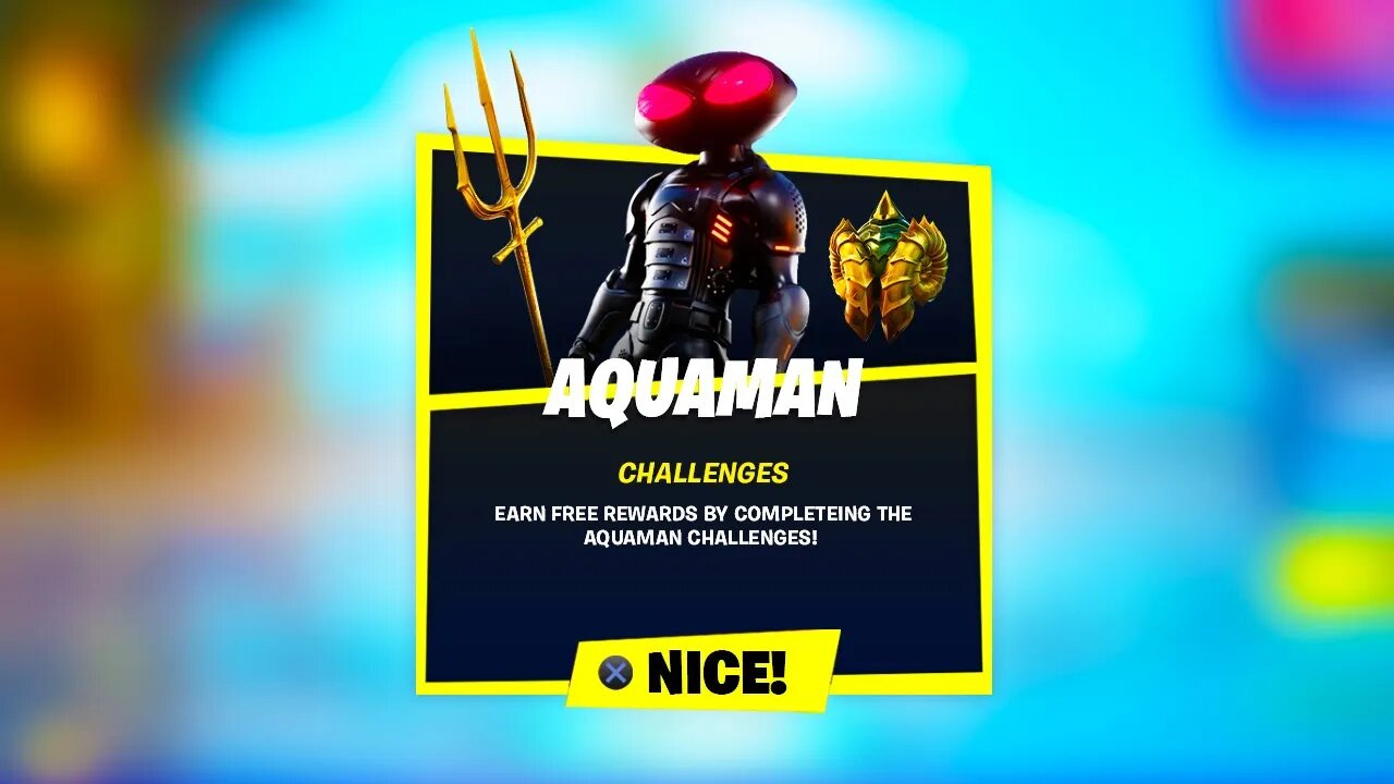 4 NEW *FREE* AQUAMAN Rewards in Fortnite!