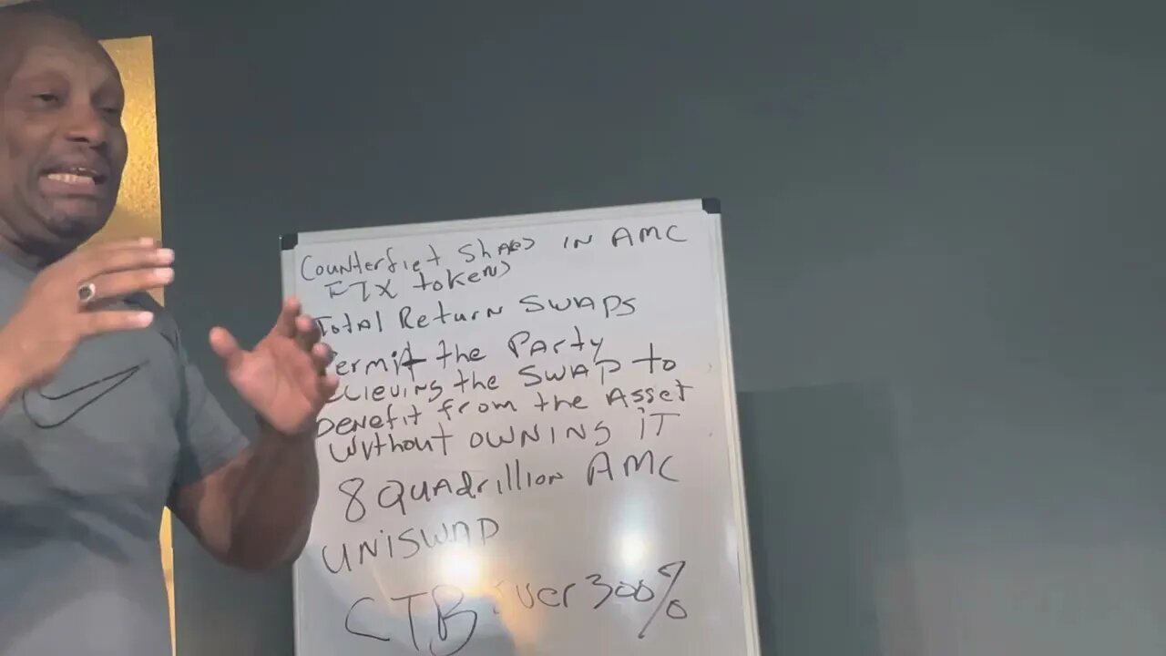 Total return swaps and Counterfeit AMC shares explained AMC Will MOASS