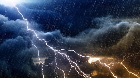 RAIN UNBELIEVABLE | RELAXING THUNDERSTORM RAINING For Relaxation, Study, and Peace!