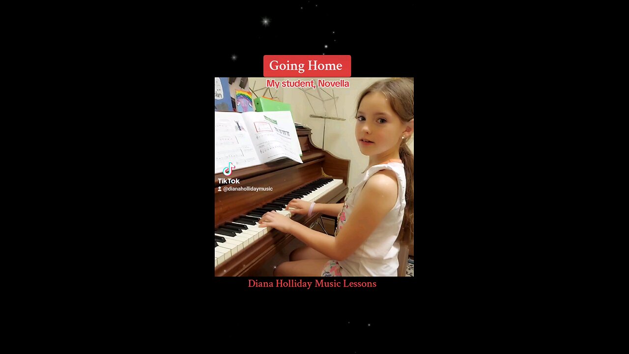 My student, Novella is playing "Going Home" from The New World Symphony- A.Dvořák