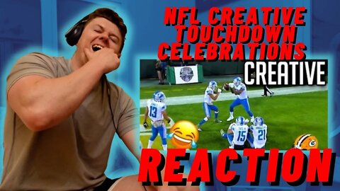 NFL Creative Touchdown Celebrations((IRISH REACTION!!))