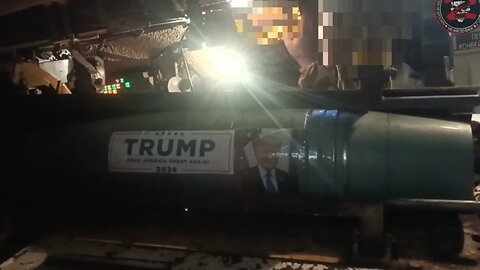 Russian artillerymen congraltulate Donald Trump on his victory, firing a shell in his name