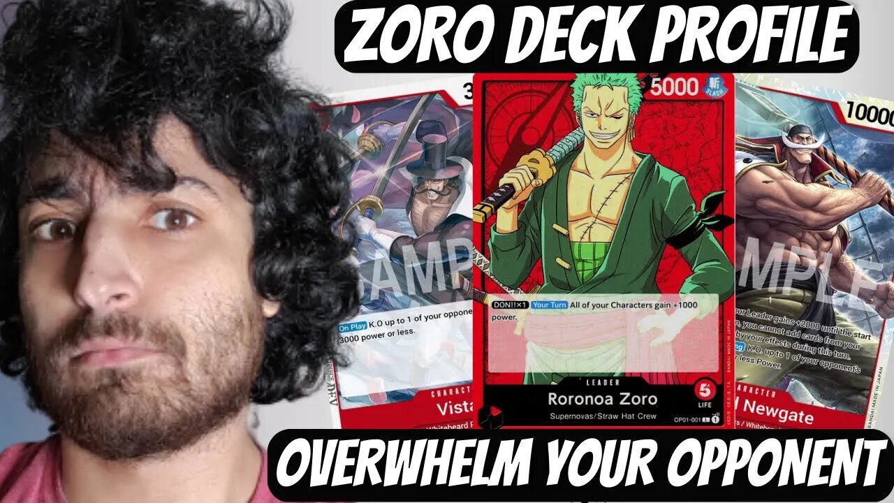 (OP02) Zoro Red Deck Profile | One Piece Card Game
