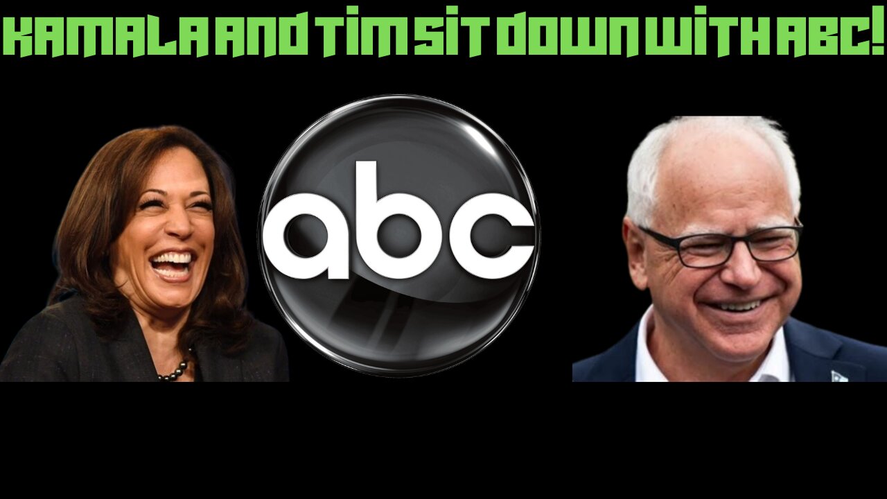 The Kamala Harris and Tim Walz Sit-Down Stream!