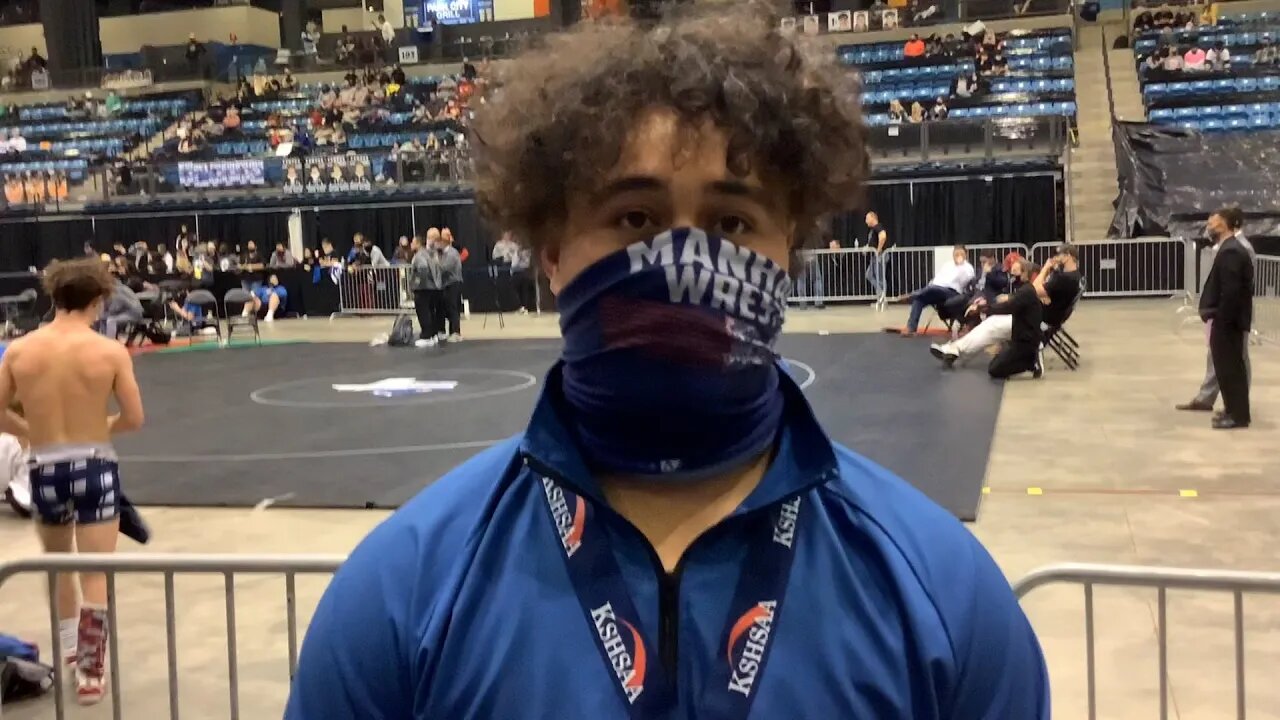 Kansas State Football Recruiting | Damian Ilalio wins 2021 Kansas 6A Wrestling Championship
