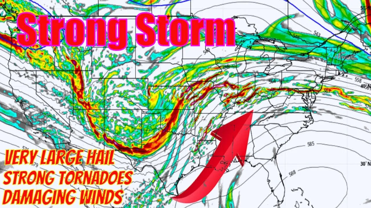 This Storm Is Bringing Strong Tornadoes, Damaging Winds & More...