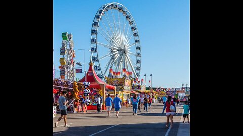 Fun fair ,kids enjoying a village Fair.