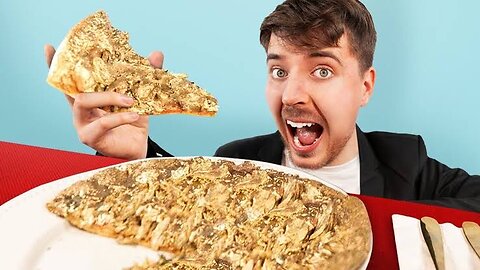 Maine Ek ₹56,00,000 Ka Golden Pizza Khaya| #Mrbeast #Mrbeast_hindi