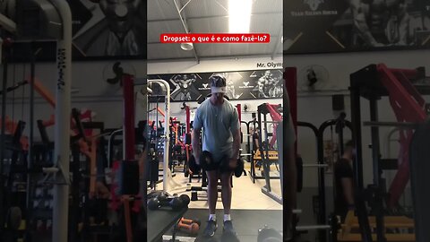 Dropset: o que é e como fazê-lo? #shorts