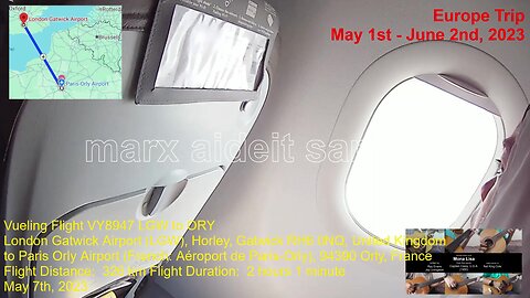 May 7th, 2023 15 Vuelling Flight VY8497 Touchdown at ORY, France