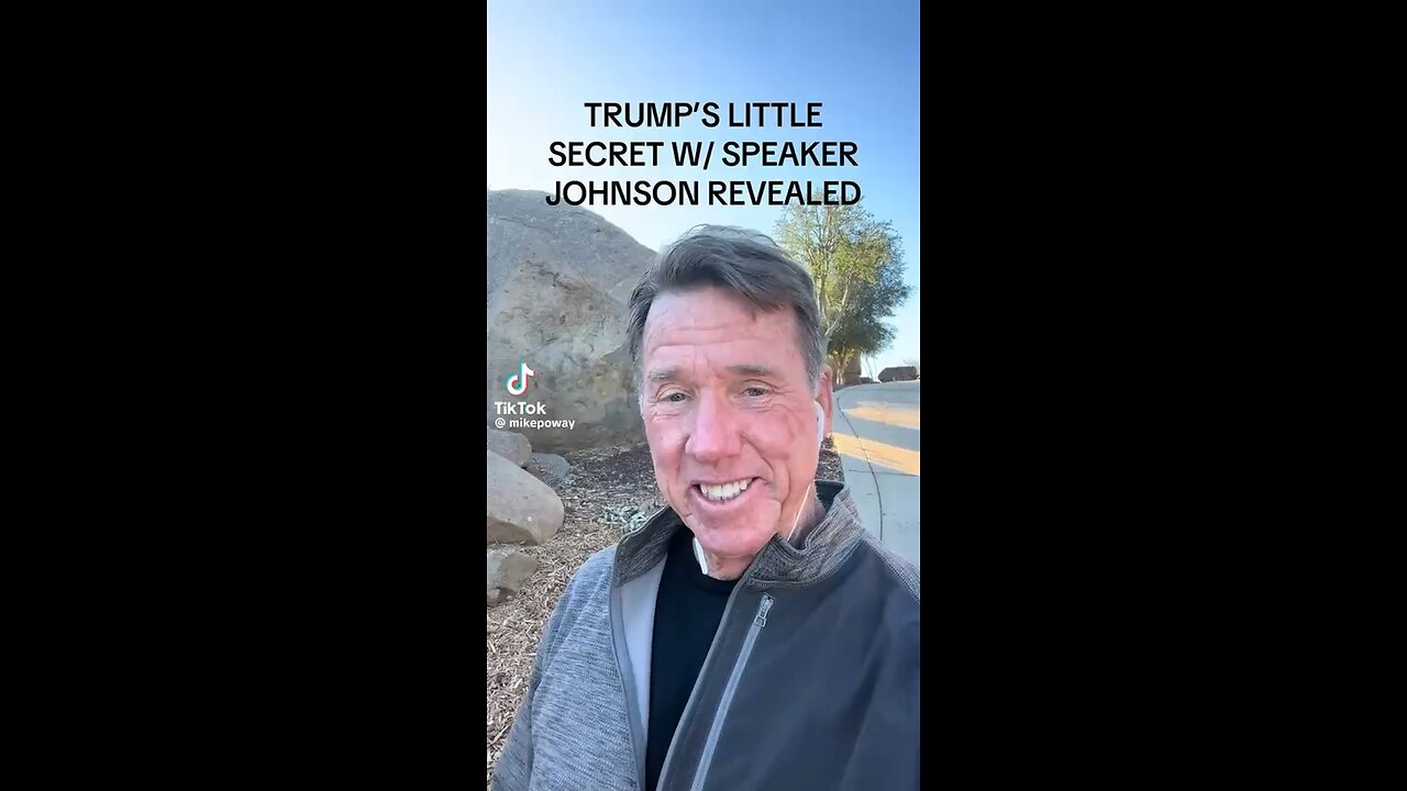 Trump’s Little Secret With Speaker/Johnson Revealed