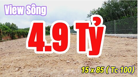 Đất Dầu Tiếng | Cần bán nhanh lô View sông nhựa DH 709 15 x 85 ( Tc 100) giá rẽ#574