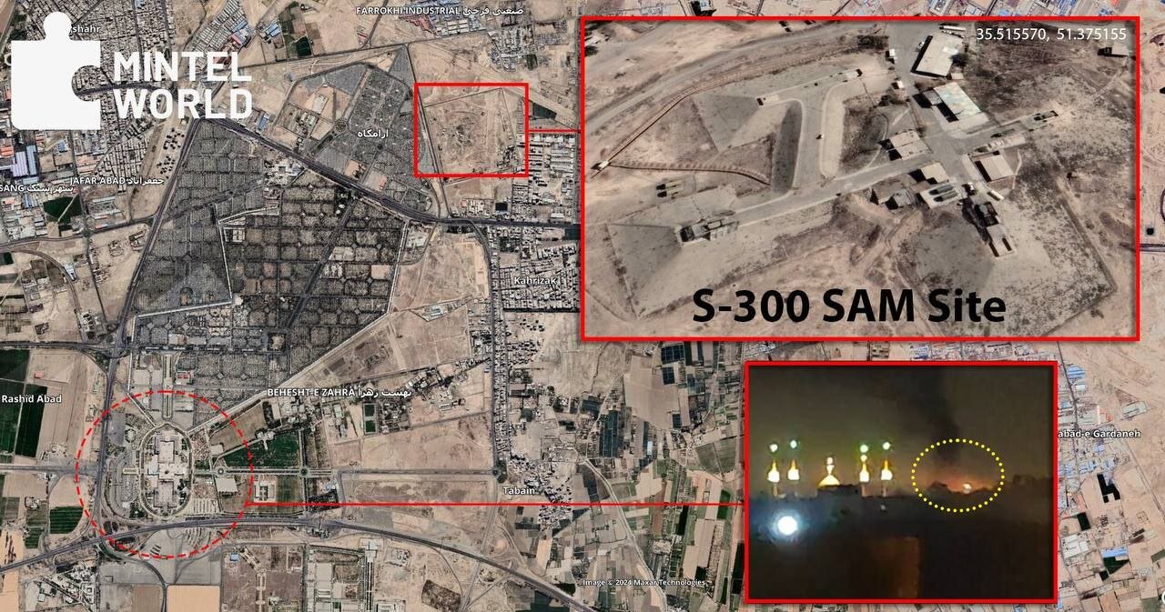 The Israeli Airstrike Targeted Iranian Air Defense Positions and a Drone Manufacturing Facility