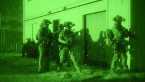Air Commandos and Special Forces Conduct Nighttime Raid