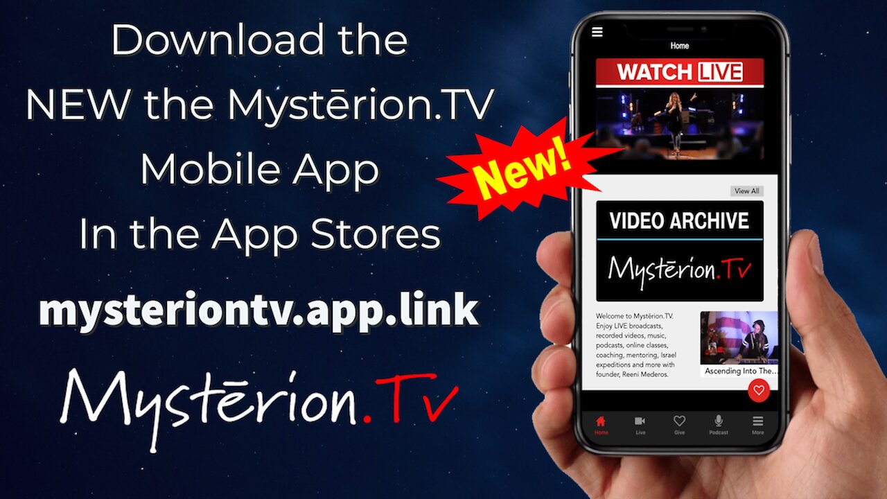 Download the NEW Mystērion.TV Mobile App and Stay Connected!
