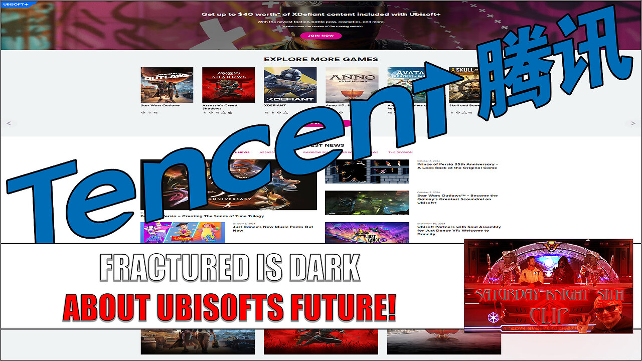 Ubisoft Being Taken Over By Tencent?!