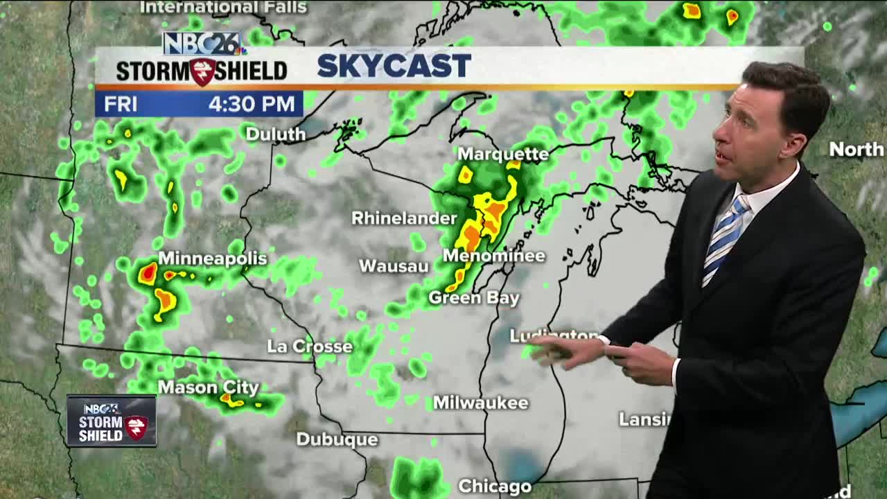 Michael Fish's NBC26 Storm Shield weather forecast