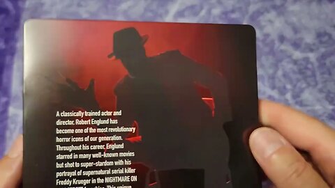 Up Close of Hollywood Dreams & Nightmares: The Robert Englund Story Steelbook Walmart Exclusive