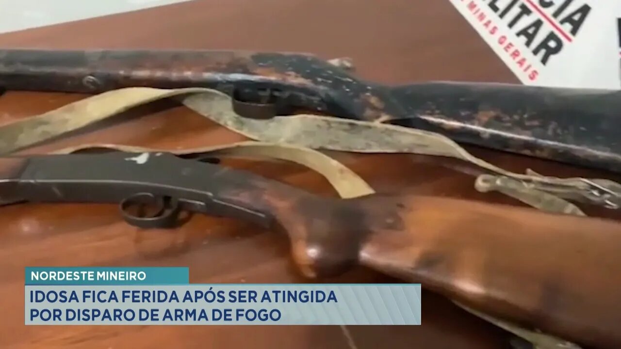 Nordeste Mineiro: Idosa Fica Ferida após ser Atingida por Disparo de Arma de Fogo.