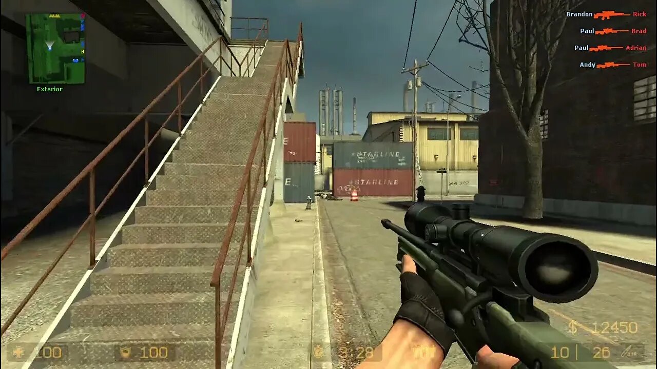 Counter Strike Source Assault Bots #5 Only Sniper Rifles