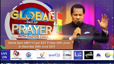 Countdown to the Global Day of Prayer, June 25th | Only 13 Days to go
