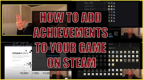 How to add acheivements to your game on Steam - Steamworks Tutorial #steamworks #steam