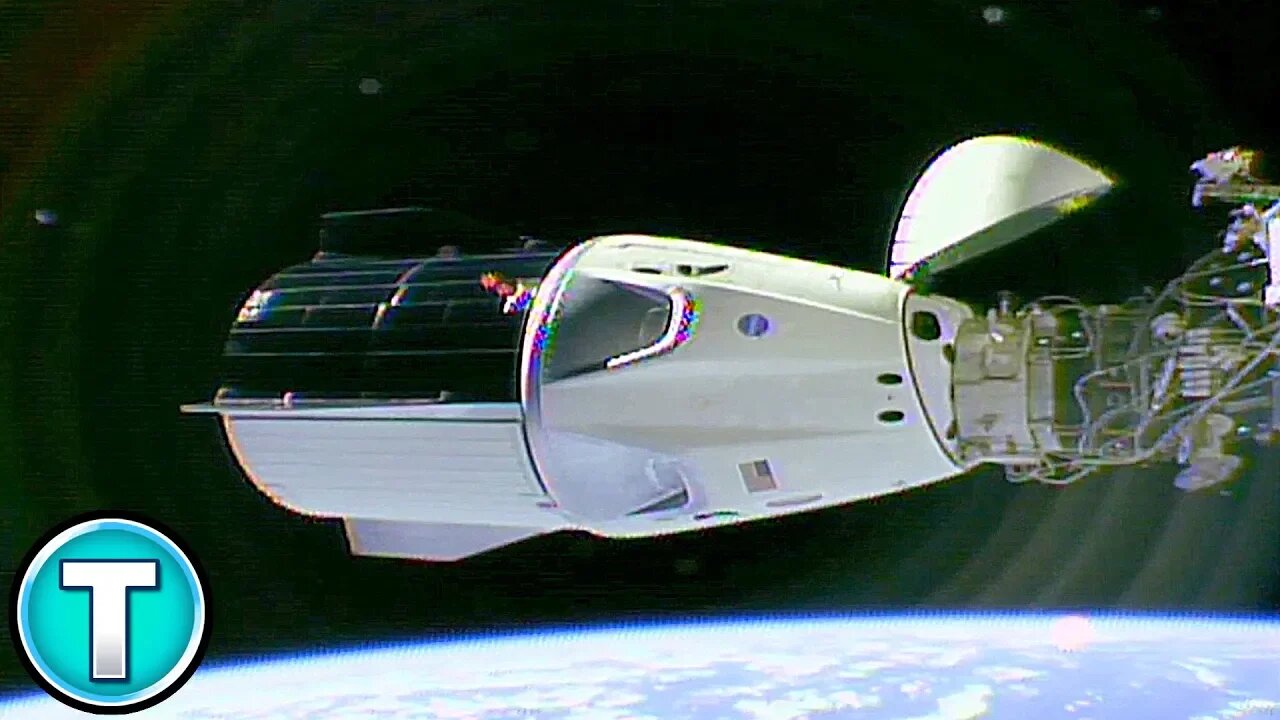 SpaceX Dragon 2 Docks with ISS, Crew Enters