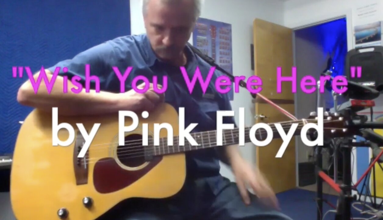 "Wish You Were Here" by Pink Floyd FREE 25 MINUTE guitar lesson INTRO w/CHORDS Pro Tips & WARM UP