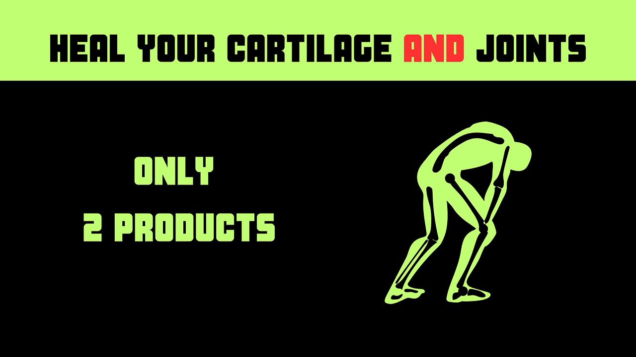 These 2 Products Block Cartilage Inflammation, Reduce Joint Pain And Heal Them