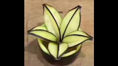 Beautiful vegetable flower