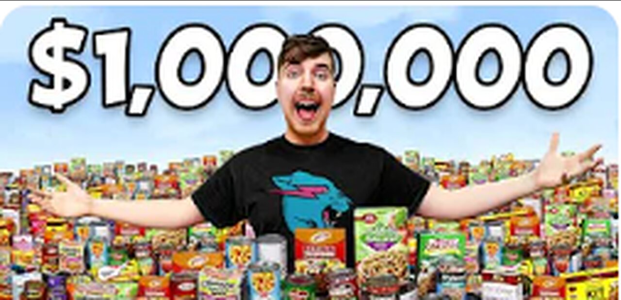 Giving $1,000,000 Of Food To People In Need