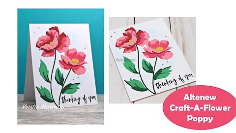 Altenew Craft a Flower | Poppy