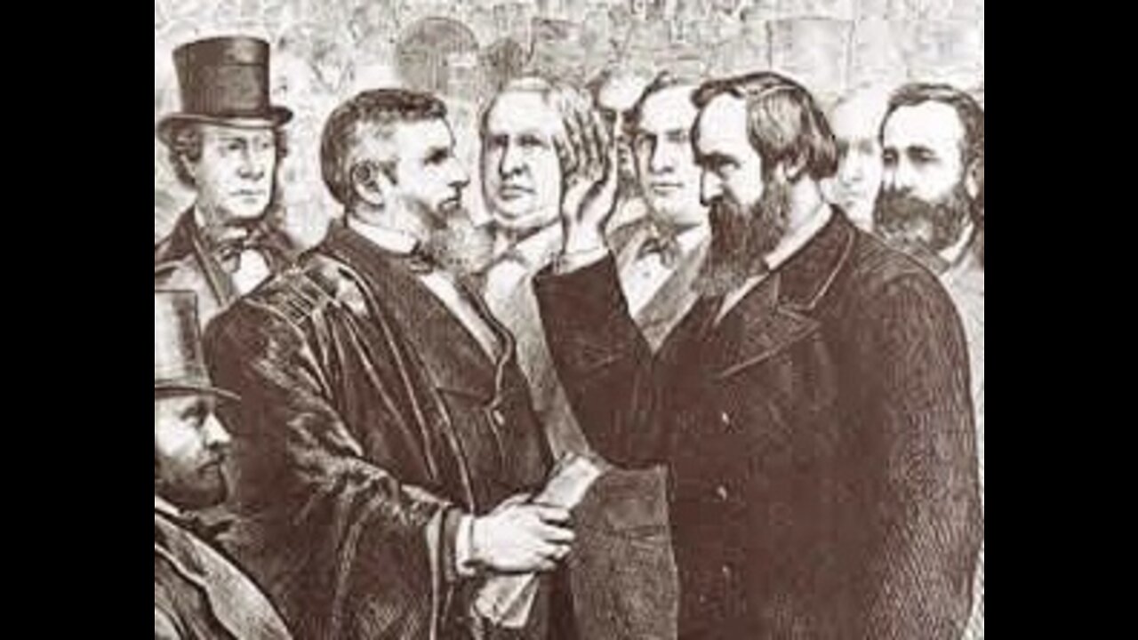 President Rutherford Hayes was sworn in a day early